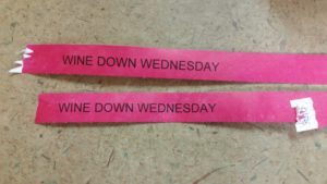 Wine Down Wednesday Wrist Band
